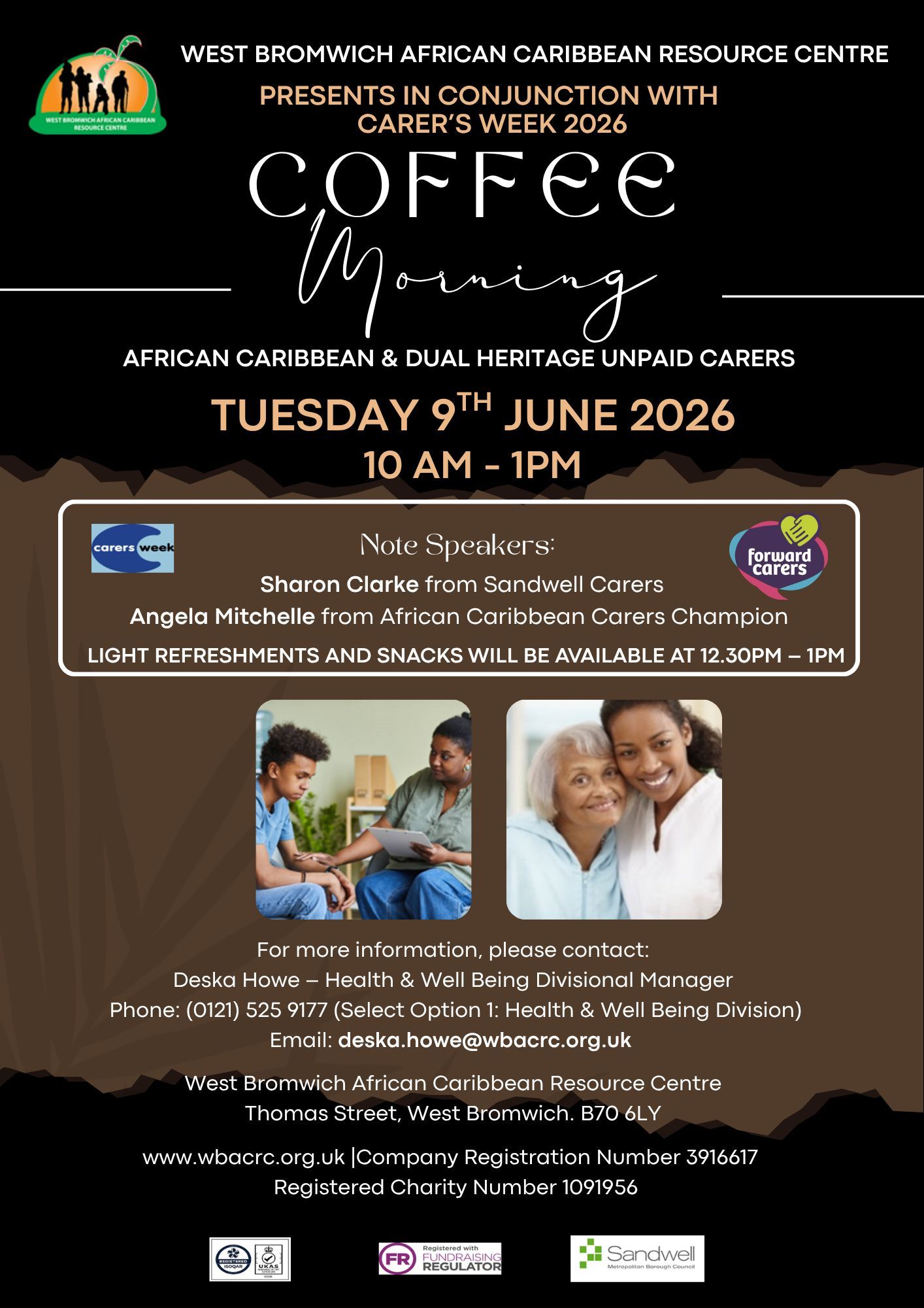 Carers Coffee Morning