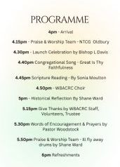 40th Anniversary Thanksgiving Service