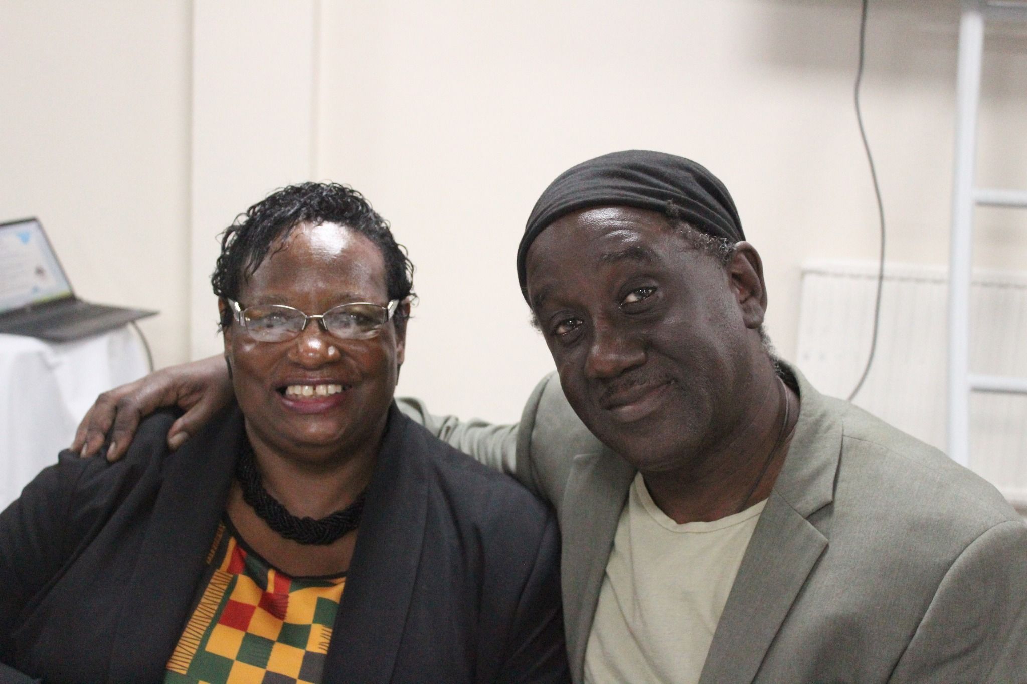 Our Host John Simmit and Cynthia Dwyer