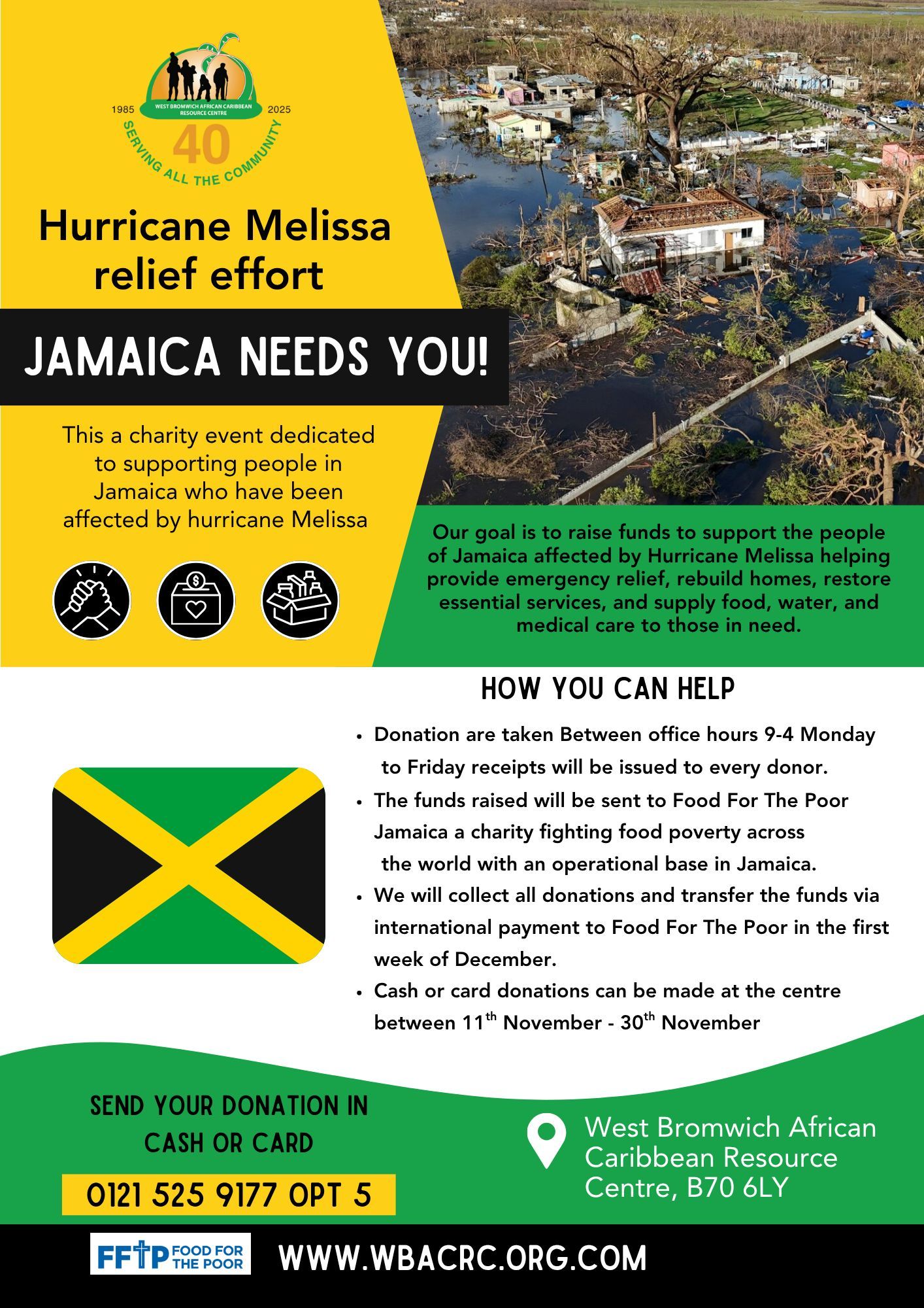 Hurricane Melissa Flyer